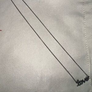 James Avery RETIRED Love Script Necklace